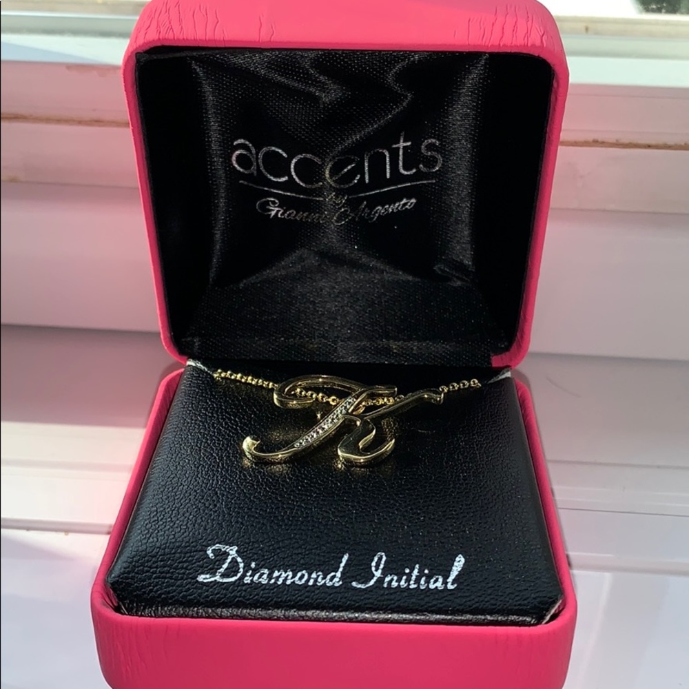 K Initial Necklace